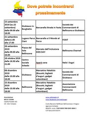 Programma da settembre a dicembre 2019